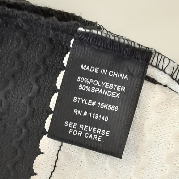 DOUBLE ZERO Elastic Horizontal Bodycon Textured Pencil Skirt Sz M - NWOT - Picture 7 of 8